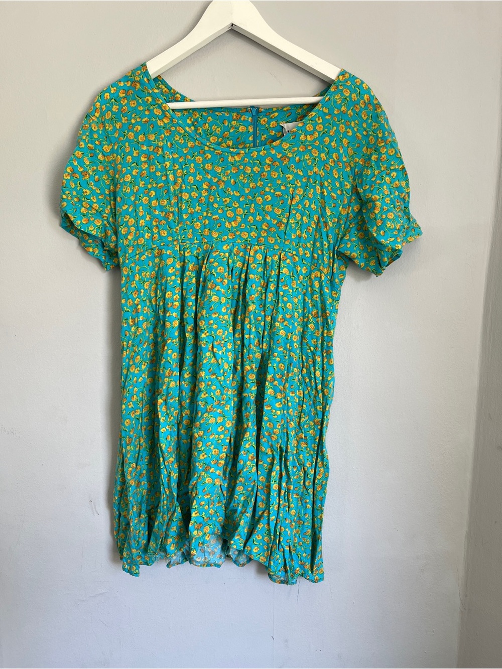 Floral summer mini dress